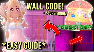 HOW TO FIND YOUR SECRET WALL CODE 🤫 EASY TUTORIAL  CHEST LOCATION  Royale High 🏰 [upl. by Erfert503]