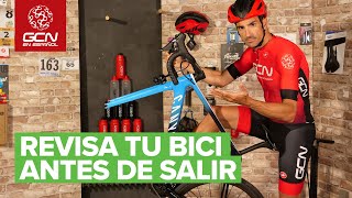 Cómo Revisar tu Bicicleta en 5 minutos antes de salir  Mantenimiento Bici [upl. by Anyg593]