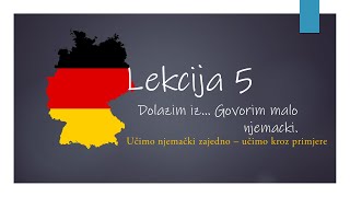 A1 LEKCIJA 5  PREDSTAVLJANJE [upl. by Elenaj]