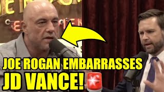 Joe Rogan CALLS JD Vance OUT To HIS FACE As He ATTACKS Women [upl. by Lessur]