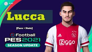 Lorenzo Lucca PES 2021 eFootball [upl. by Ahsinod809]