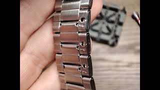 HOW TO ADJUST  RESIZE THIS TYPE OF WATCH BAND  CASIO MTP1302D1A1VEF [upl. by Aicined]