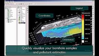 Geovariances  Isatis 3D Viewer for environmental data vizualisation and thorough control [upl. by Calvano543]