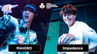 MAHIRO vs Impedance  Japan Loopstation Championship 2023  Quarter Final  20231223 CIRCUS TOKYO [upl. by Bowrah]