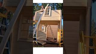 Building A Bunkie Loft bunkie cabin diy airbnb tinyhouse [upl. by Peednas897]