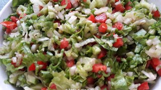 Salata Tarifleri  Mevsim SalatasıSeasonal Salad  Bizim Terek [upl. by Ewell691]