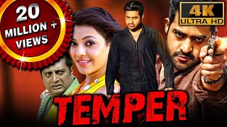 Temper 4K Ultra HD  Jr NTRs Blockbuster Action Hindi Movie  Kajal Aggarwal Prakash Raj [upl. by Bollen]