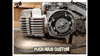 2 PUCH MAXI PVL ONSTEKING AFSTELLEN TUTORIALS [upl. by Buchanan]