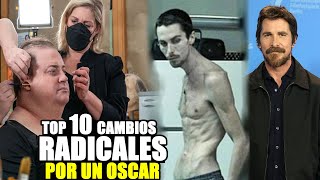 ¡El precio del Óscar 10 actores sometdoa extremas transformaciones para lograr un papel [upl. by Lise331]