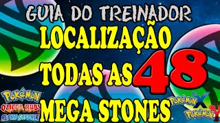 Pokémon  Localização de Todas as Mega Stones ORAS amp XY [upl. by Connett75]