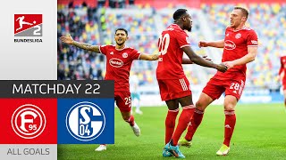 Successful Thioune Debut  Fortuna Düsseldorf  Schalke 04 21  Highlights MD22–Bundesliga 22122 [upl. by Acinnej964]