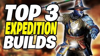 Top 3 Best EXPEDITION Builds  New World PVE Weapons Tank Healer amp DPS [upl. by Ataynik617]