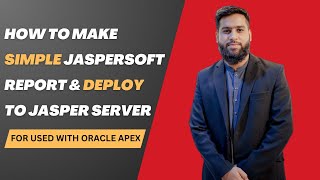 How to Make Simple Jaspersoft Report amp Deploy to Jasper Server  oracleapex jaspersoft [upl. by Irem443]