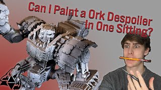 Can I Paint a Ork Knight Despoiler in One Sitting Work bench stream 14 part 2 [upl. by Ymia]