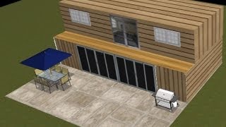 Shipping container house design project 2 [upl. by Bowne]