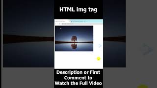 How to insert image in html using notepad😲😲😲 html shorts [upl. by Ambrosi]