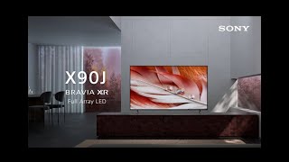 Sony X90J  BRAVIA XR Full Array LED  Smart Google TV [upl. by Griffiths]