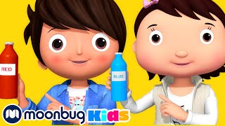 Mixing Colors Song  LBB Songs  Learn with Little Baby Bum Nursery Rhymes  Moonbug Kids [upl. by Nnylyam624]