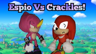 Sonic Plush Espio VS Crackles 💜💥❤ [upl. by Cain]