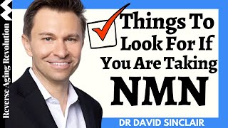 THINGS To Look For If You Are Taking NMN  Dr David Sinclair Interview Clips [upl. by Ccasi]