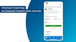 Employee SuperApp Featured Automated Workflows [upl. by Aititel]