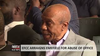 EFCC ARRAIGNS EMEFIELE FOR ABUSE OF OFFICE [upl. by Wiley]