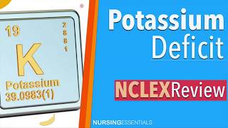 NCLEXRN Question Review  Potassium Deficit [upl. by Edlun]