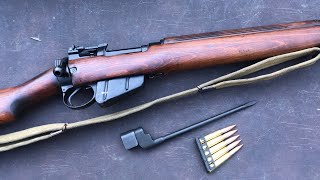 StevensSavage Lee Enfield No4 Mk1 303 British History amp Shooting Demo [upl. by Lika]