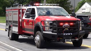 Community Fire Company of Schnecksville Light Rescue 2291 Responding [upl. by Asinla475]