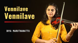 VENNILAVE VENNILAVE  Vennelave Vennelave  Violin Cover  Diya Maruthanattu  A R Rahman [upl. by Eniac]