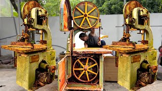 Talented Worker Restores A Large Abandoned 1968 Woodworking Machine For The Woodworking Industry [upl. by Liliane]