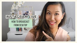 Instagram Live How to Broadcast from Desktop with Loolatv [upl. by Saloma]