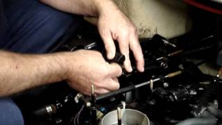 Mercruiser Alpha Shift cable adjustment [upl. by Jesus]