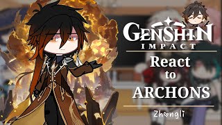 Records Of Ragnarok React To Genshin Impact  Archons  Part 37 [upl. by Aaron]