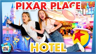 INSIDE Disneylands BRAND NEW Hotel  Pixar Place Full Tour [upl. by Sane]