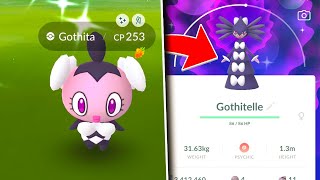 I FOUND SHINY GOTHITA IN POKEMON GO New Gothita Event Soon  Shiny Gothitelle Evolution [upl. by Merriam]