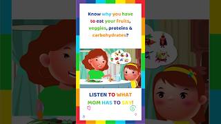 Why eat fruits veggies proteins amp carbohydrates  our story on healthy eating habits storyforkids [upl. by Pansie]