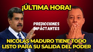 NICOLAS MADURO TIENE TODO LISTO PARA SU SALIDA DEL PODER [upl. by Bertero]