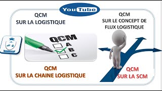 QCM SUR LA LOGISTIQUE FLUX LOGISTIQUE CHAINE LOGISTIQUE SCM [upl. by Topper]