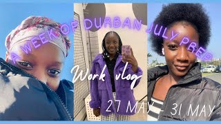 Durban July Prep week Vlog South African YouTuber [upl. by Eissen]