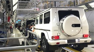 Mercedes GClass Production in Austria [upl. by Bogosian554]