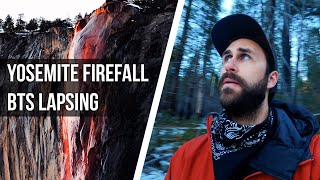 BTS  How to 4K Timelapse Firefall in California  Yosemite National Park [upl. by Hobard]