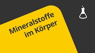 Grundkurs Thema Mineralstoffe im Körper  Chemie  Allgemeine und anorganische Chemie [upl. by Kcirdahs79]