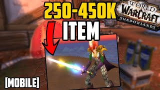 250450k Gold Transmog Item  How to Farm it Mobile [upl. by Marelda]