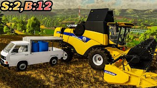 DÖNÜME 1700 KG BUĞDAY ALDIK FS 22 KÖYLÜME HACİZ GELDİ MAZOT BİZİ BİTİRDİ ROLEPLAY S2B12 [upl. by Miharbi]