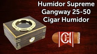 Humidor Supreme Gangway 2550 Cigar Humidor [upl. by Nalid]