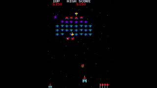 Galaxian Arcade Gameplay [upl. by Manaker815]