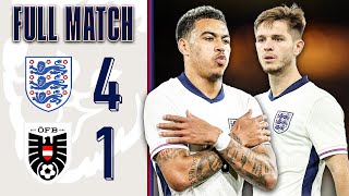 FULL MATCH England U21 41 Austria U21  International Friendly Match  England [upl. by Ammon]