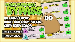 Modding Pou using MT Manager InApp Purchase Bypass [upl. by Ralina]