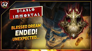 Unexpected Ending  Blessed DREAM  ROE Reign  Diablo Immortal [upl. by Ahtabbat]